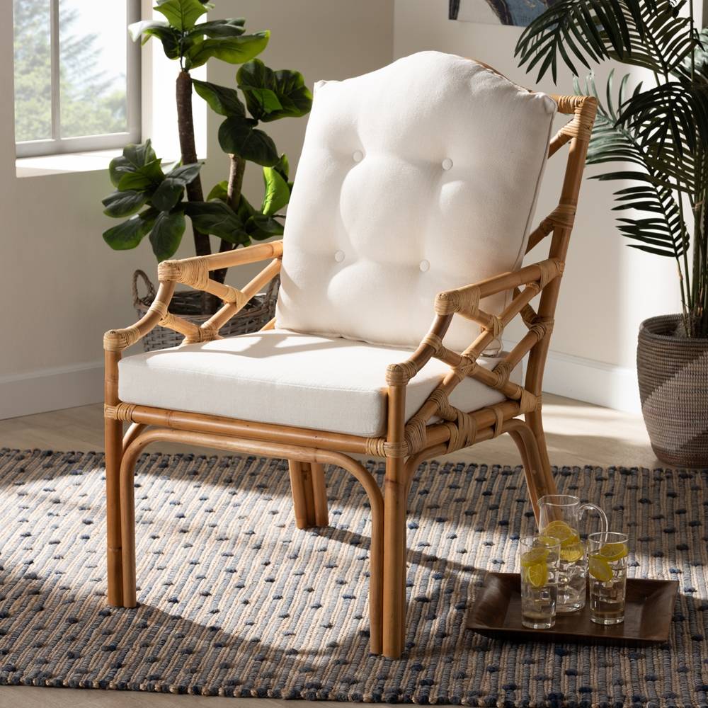 Fiji Wicker Fair Rattan Dining Arm or Living Room Arm Chair