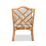 Fiji Wicker Fair Rattan Dining Arm or Living Room Arm Chair