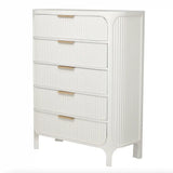 Montauk 5-Drawer Chest Model FL-B49935-WHITE By Finn & Louise