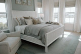 Montauk Queen Bed Model FL-B499QBED-WHITE By Finn & Louise
