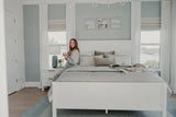 Montauk Queen Bed Model FL-B499QBED-WHITE By Finn & Louise