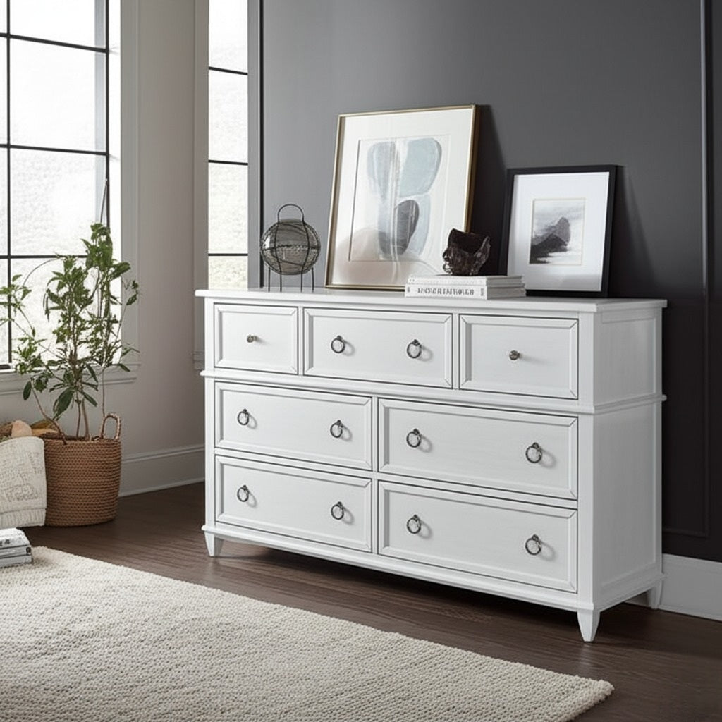 Point Breeze 7 Drawer Dresser Model FL-B65036-FRESHWHITE by Finn & Louise