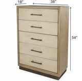 Rio Vista 5 Drawer Chest Model FL-B70035-EARTHCLAY by Finn & Louise