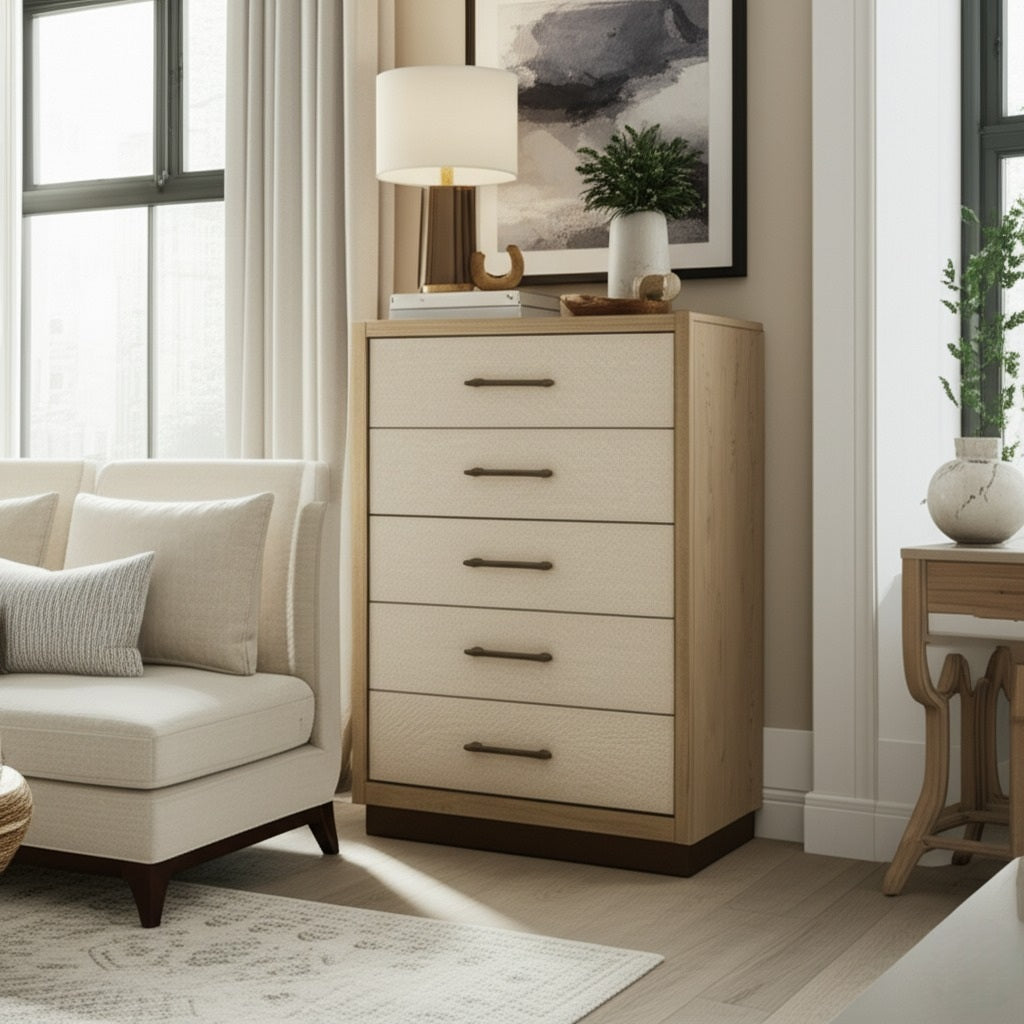 Rio Vista 5 Drawer Chest Model FL-B70035-EARTHCLAY by Finn & Louise