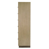 Rio Vista Woven Mirrored Door Chest Model FL-B70037-EARTHCLAY by Finn & Louise