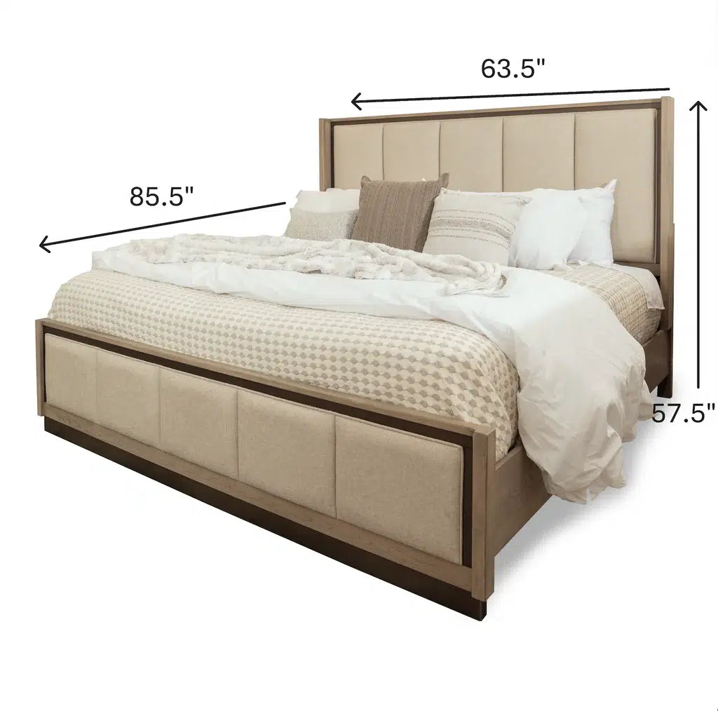 Rio Vista Queen Bed Model FL-B700QBED-EARTHCLAY By Finn & Louise