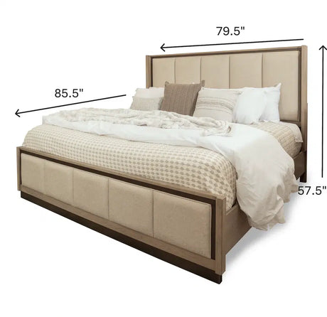 Rio Vista Queen Bed Model FL-B700QBED-EARTHCLAY By Finn & Louise