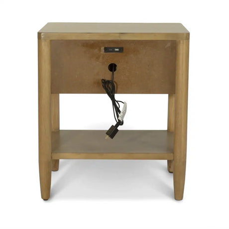 Chatham 1 Drawer Nighstand Model FL-B91132-MAPLE By Finn & Louise