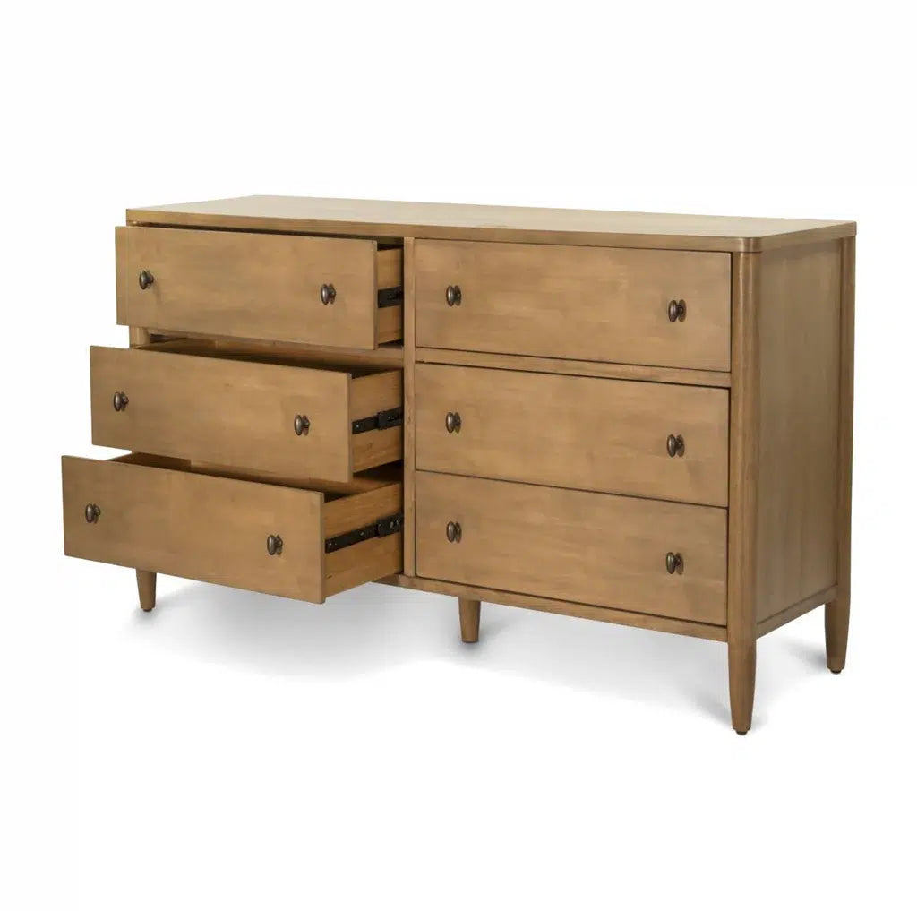 Chatham 6 Drawer Dresser. Warm Maple Finish Chatham 6 Drawer Dresser. Warm Maple Finish