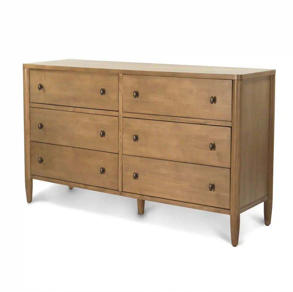 Chatham 6 Drawer Dresser Model FL-B91136-MAPLE By Finn & Louise
