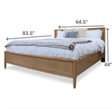 Chatham Non-Storage Queen Bed Model FL-B911QBED-MAPLE from Seawinds Trading