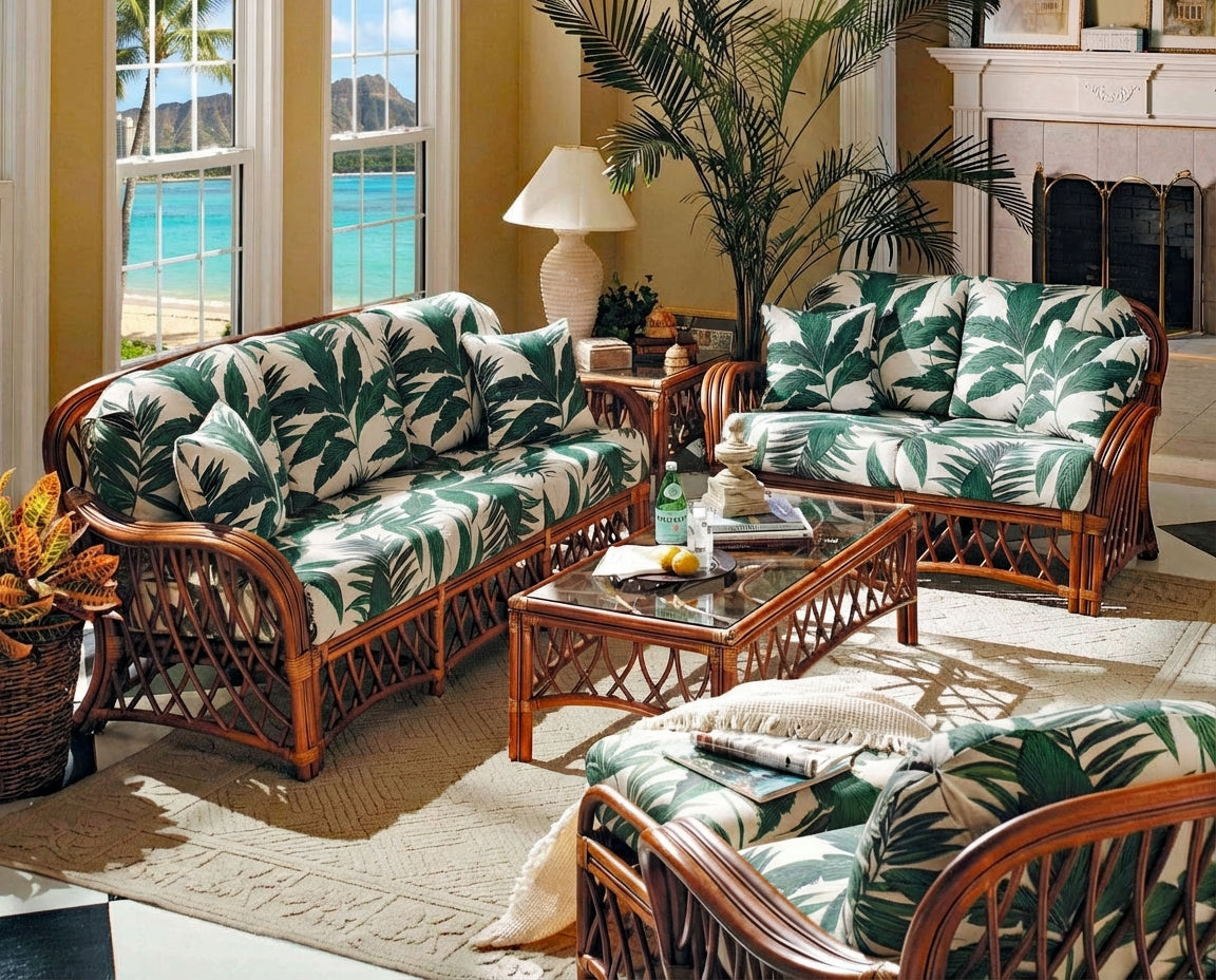 Florida Deep Seating Sleeper Sofa by Wicker Fair