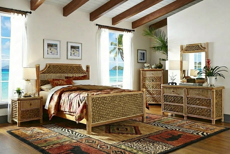 Florita Rattan King Headboard by Wicker Fair