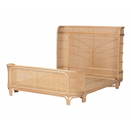 Florence Natural Rattan Bed Frame by Wicker Fair