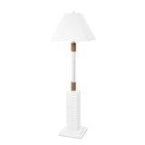 Floor Shutter Floor Lamp Model LUX-FL-1752-WHITE By Lux Lighting