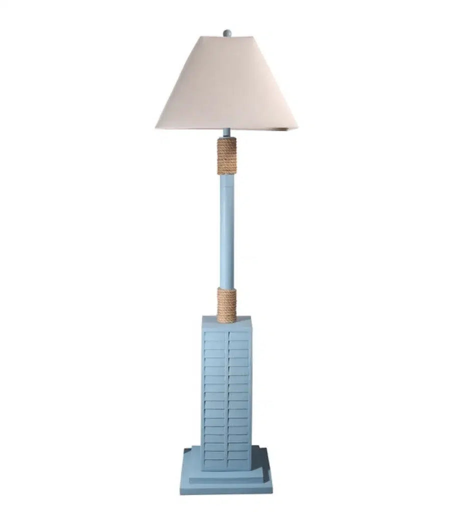 Floor Shutter Floor Lamp Model LUX-FL-1752-BLUE By Lux Lighting