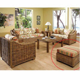 Freeport Rattan Wicker Ottoman FP-10 by Designer Wicker