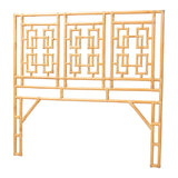 Chippendale Wicker Fair Rattan Queen Headboard