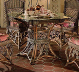 Majestic Brownwash Rattan 6 Pc Dining Set by Wicker Fair