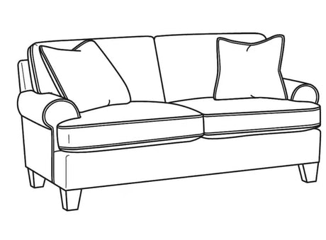 Grand Park Indoor Loveseat by Braxton Culler Made in the USA Model 771-019