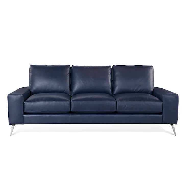 Garrett Leather Sofa by Braxton Culler Made in the USA Model 9708-L11