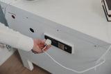 Genevie Reed 2-Drawer Solidwood Nightstand Model B49932-WHITE By Seawinds Trading