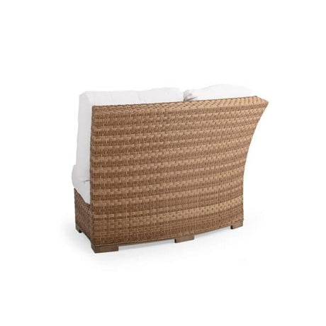 Get Away Outdoor Wicker 45&deg; Wedge Chair in Sandstone Model 641845WSST