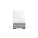 Get Away Outdoor Wicker Armless Chair in Pebblestone Model 641801APST