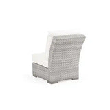 Get Away Outdoor Wicker Armless Chair in Pebblestone Model 641801APST