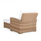 Get Away Outdoor Wicker Chaise and a Half in Sandstone Model 641818SSTWTK