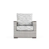 Get Away Outdoor Wicker Club Chair in Pebblestone Model 641805PST