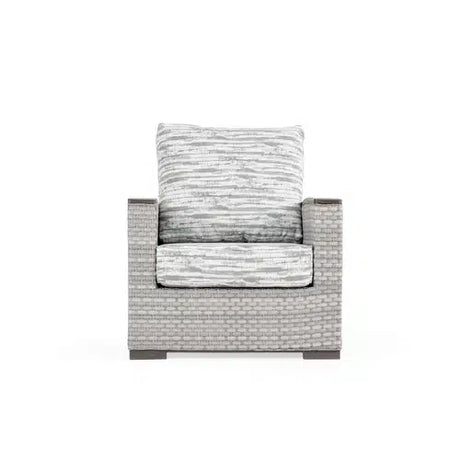 Get Away Outdoor Wicker Club Chair in Pebblestone Model 641805PST