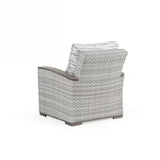 Get Away Outdoor Wicker Club Chair in Pebblestone Model 641805PST