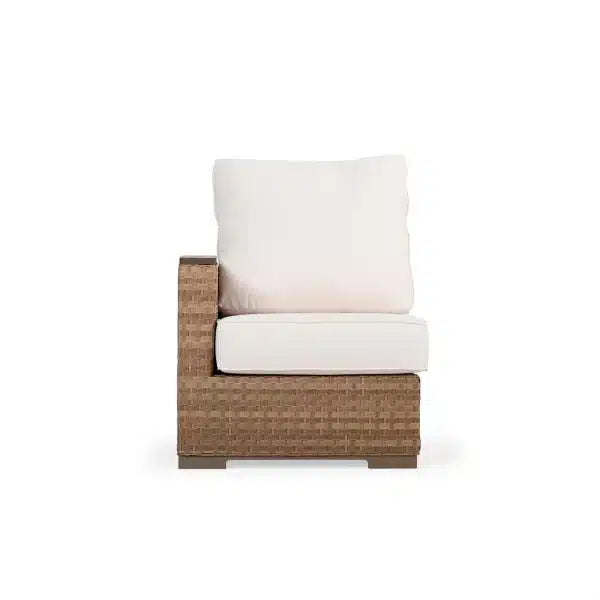 Get Away Outdoor Wicker Left Facing (LF) Arm Reclining Chair in Sandstone Model 641892LSSTWTK