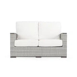 Get Away Outdoor Wicker Loveseat in Pebblestone Model 641802PST