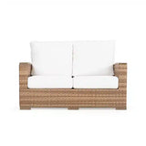 Get Away Outdoor Wicker Loveseat in Sandstone Model 641802SSTWTK