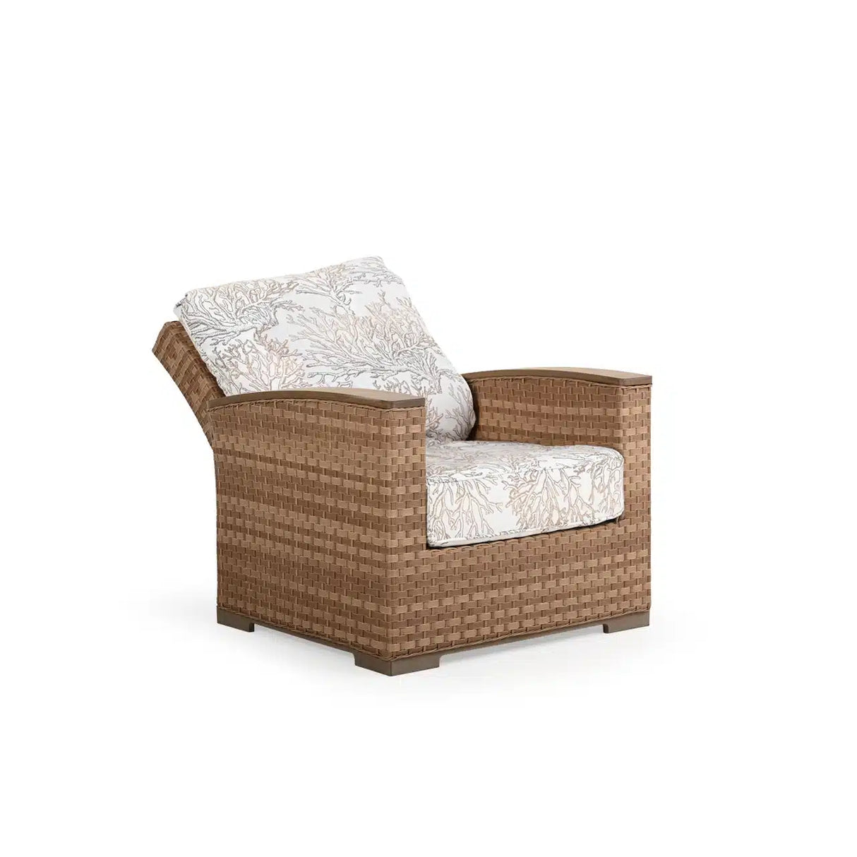 Get Away Outdoor Wicker Reclining Back Club Chair in Sandstone Model 641892SSTWTK