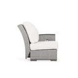 Get Away Outdoor Wicker Right Facing (RF) Arm Reclining Chair in Pebblestone Model 641892RPSTVWN