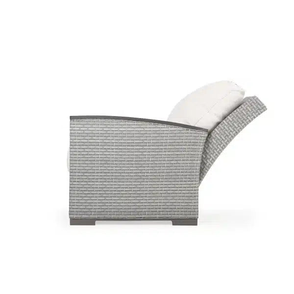 Get Away Outdoor Wicker Right Facing (RF) Arm Reclining Chair in Pebblestone Model 641892RPSTVWN