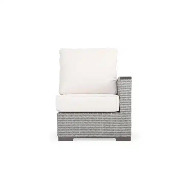 Get Away Outdoor Wicker Right Facing (RF) Arm Reclining Chair in Pebblestone Model 641892RPSTVWN