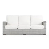 Get Away Outdoor Wicker Sofa in Pebblestone Model 641803PST