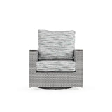 Get Away Outdoor Wicker Swivel Glider in Pebblestone Model 641807PST