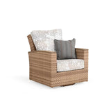 Get Away Outdoor Wicker Swivel Glider in Sandstone Model 641807SSTWTK