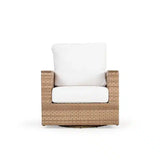 Get Away Outdoor Wicker Swivel Glider in Sandstone Model 641807SSTWTK