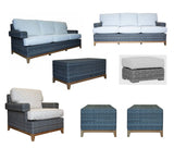 Havana 7 Pc Outdoor Patio Wicker Set Model 9840-7PC-SET from Beachcraft Furniture