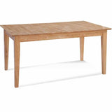 Hues Solid Rubberwood Extension 72 Inch Dining Table Model 1067-E76 Made in the USA by Braxton Culler