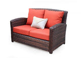Huntington Outdoor Wicker 2 Pc Set South Sea Rattan Model 1-77202-set