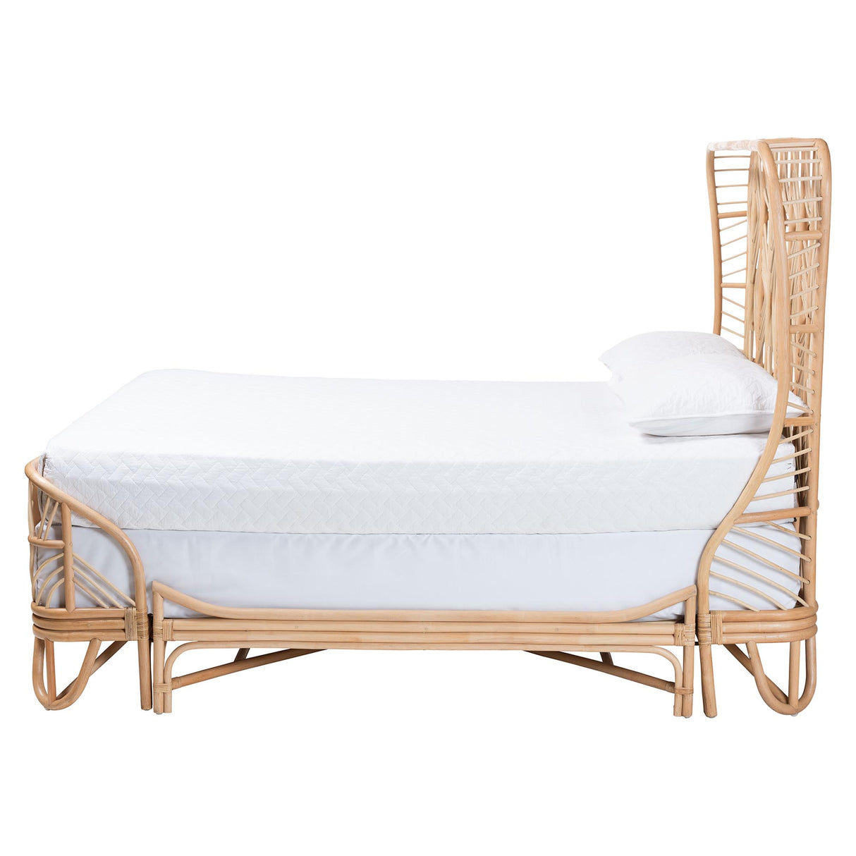 Madera Natural Rattan Bed Frame by Wicker Fair