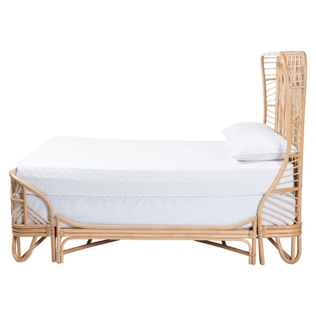 Madera Natural Rattan Bed Frame by Wicker Fair