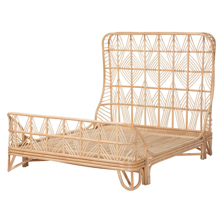 Madera Natural Rattan Bed Frame by Wicker Fair